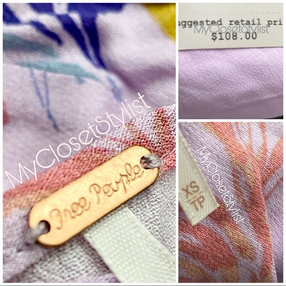 Free People Off Shoulder Mini Dress NWT Open OS XS - Picture 2 of 4